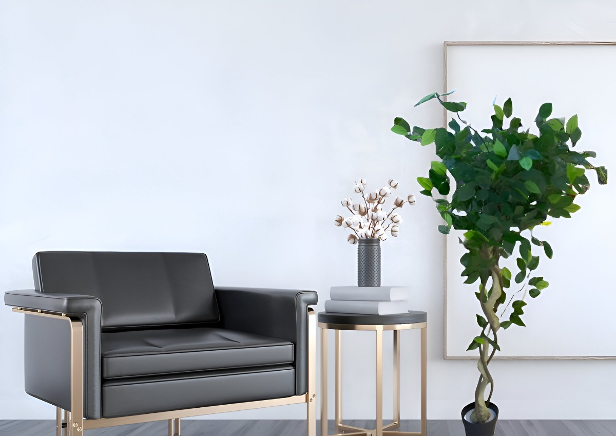 ÁRBOL ARTIFICIAL REALISTA FICUS TRENZADO 120CM JHN - 6