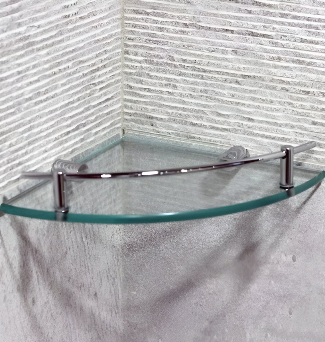 ESTANTE BAÑO VIDRIO REPISA ORGANIZADOR ALMACÉN JHN MULTICOLOR - 3