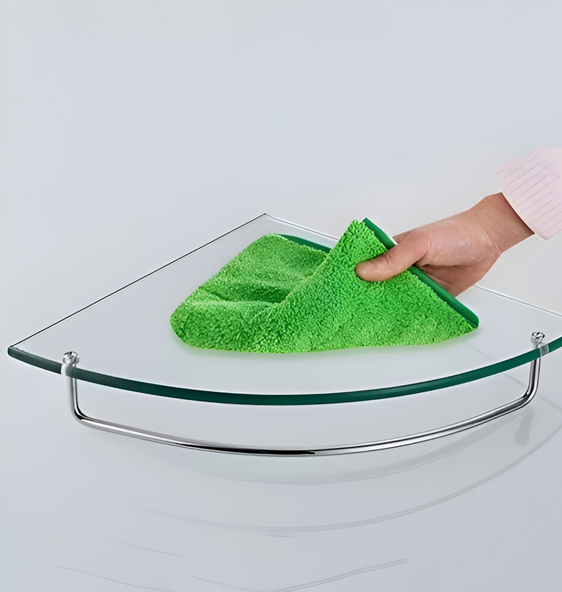 ESTANTE BAÑO VIDRIO REPISA ORGANIZADOR ALMACÉN JHN MULTICOLOR - 5
