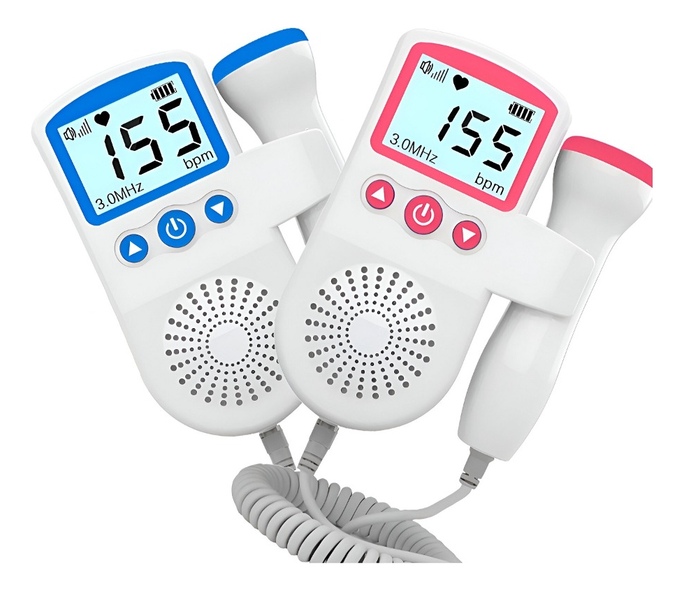 ECÓGRAFO DOPPLER FETAL MULTICOLOR PORTÁTIL LATIDOS CORAZÓN BEBÉ JHN - 3