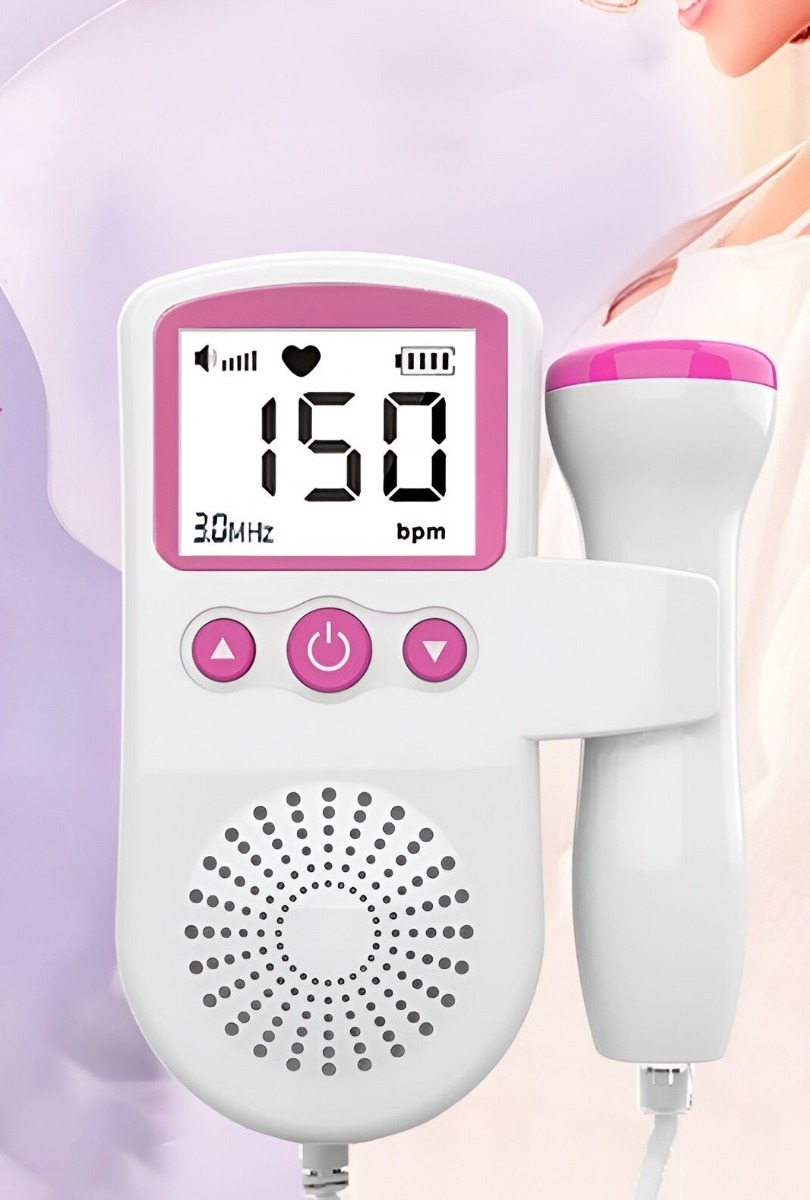 ECÓGRAFO DOPPLER FETAL MULTICOLOR PORTÁTIL LATIDOS CORAZÓN BEBÉ JHN - 5