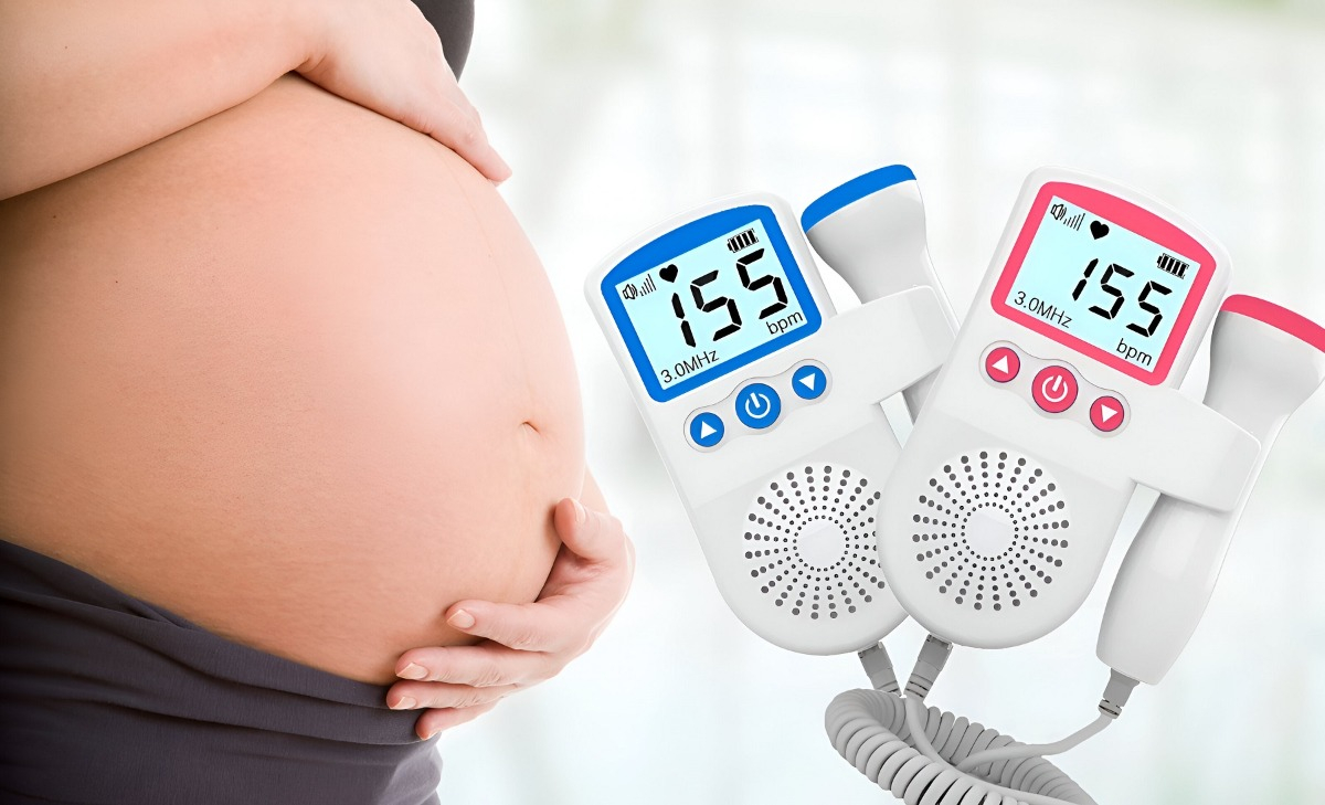 ECÓGRAFO DOPPLER FETAL MULTICOLOR PORTÁTIL LATIDOS CORAZÓN BEBÉ JHN - 6