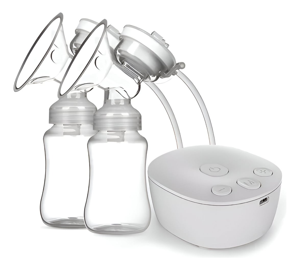 EXTRACTOR LECHE SACALECHE RECARGABLE DOBLE PORTÁTIL JHN MULTICOLOR - 1