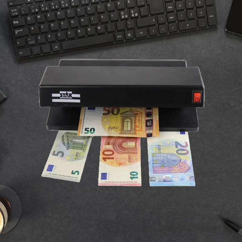 DETECTOR ZVE BILLETES FALSOS PORTATIL ULTRAVIOLETA LINTERNA LAU - 7