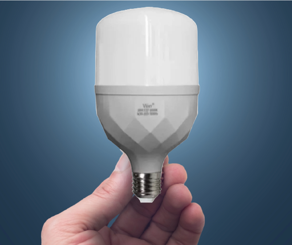 SET 4 BOMBILLA LED LUZ BLANCA 38W HOGAR ILUMINACION SALA LAU - 1