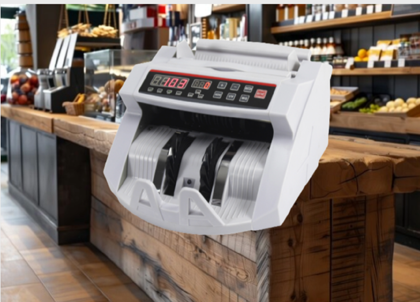 MÁQUINA CONTADORA ZVE BILLETES CONTEO PANTALLA LCD LAU - 3