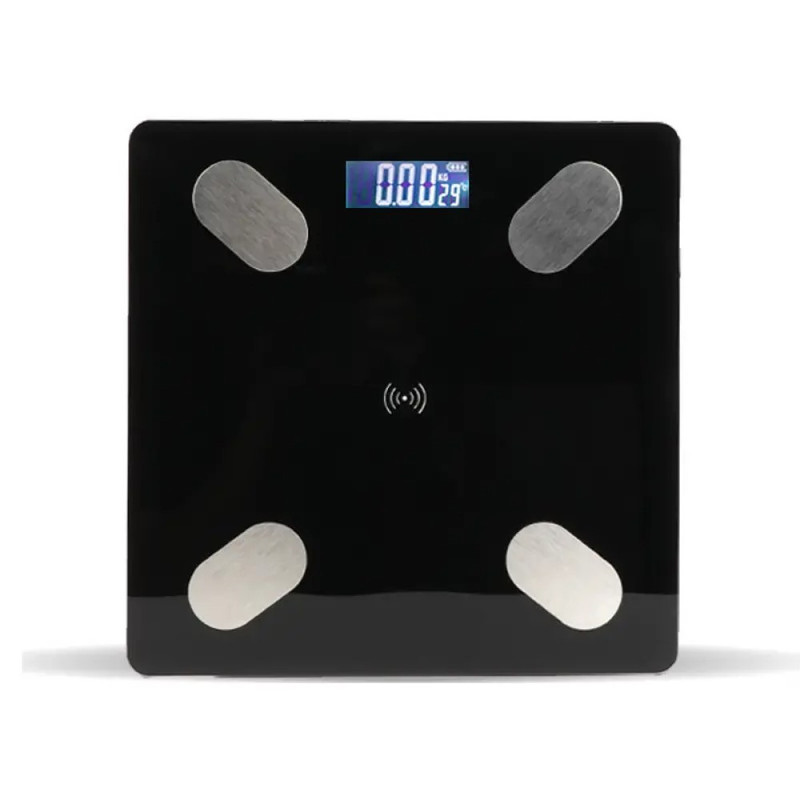 BÁSCULA BLUETOOTH PESO MEDIDOR GRASA CORPORAL BAÑO LAU MULTICOLOR - 1