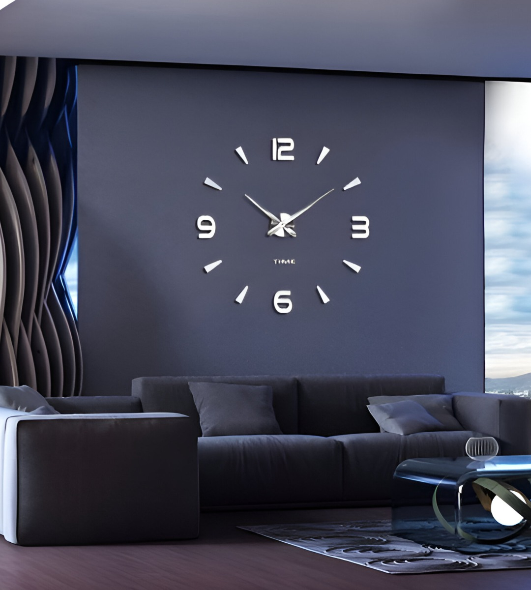 RELOJ PARED 3D ACRÍLICO GRANDE MODERNO DECORACIÓN HOGAR JHN - 6