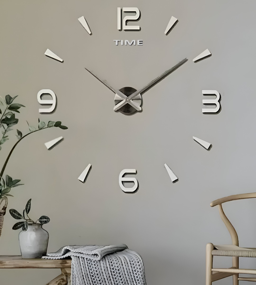 RELOJ PARED 3D ACRÍLICO GRANDE MODERNO DECORACIÓN HOGAR JHN - 10