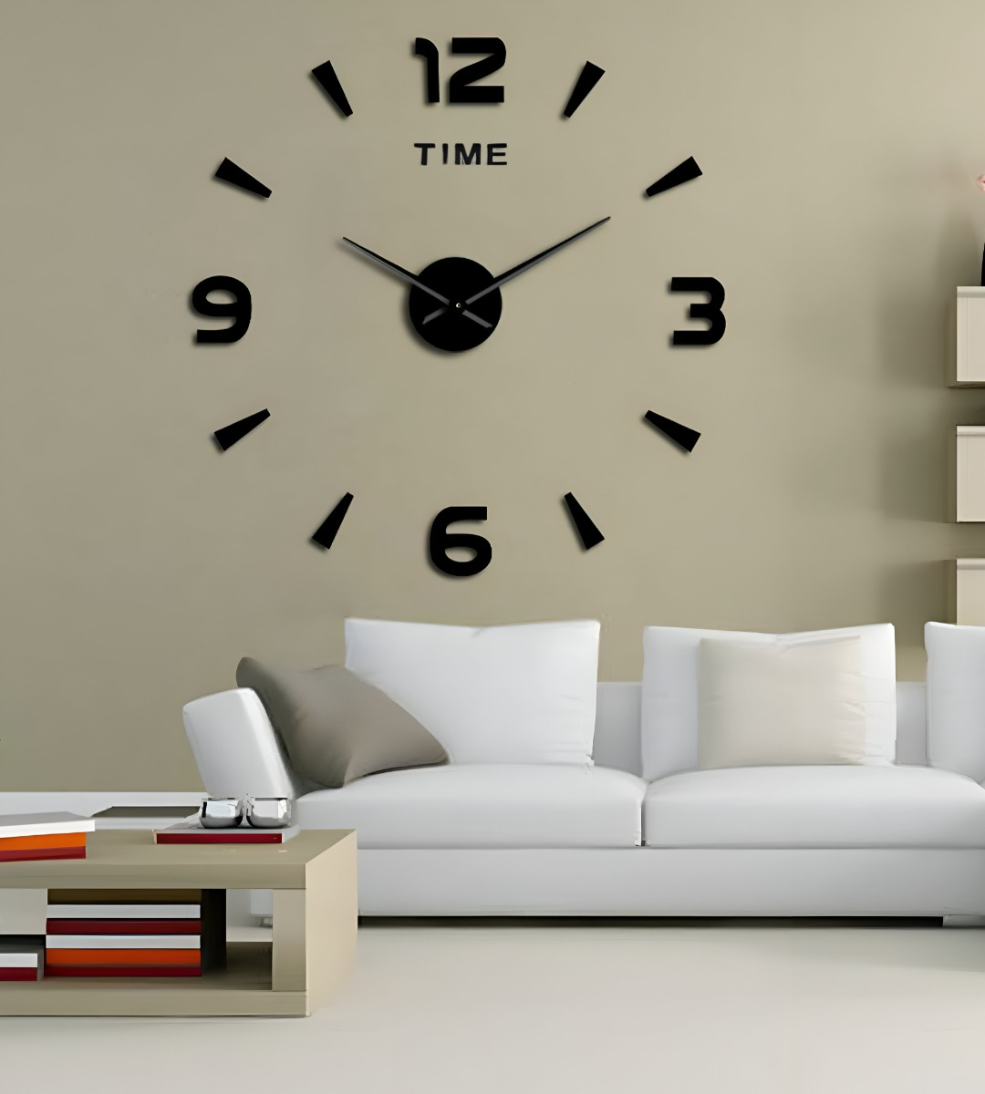 RELOJ PARED GRANDE MODERNO 3D ACRÍLICO DECORACIÓN HOGAR JHN - 7