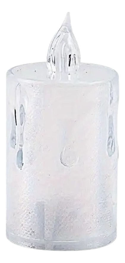 SET 9 VELAS DECORATIVAS LED CRISTAL ACRÍLICO SIN LLAMA JHN - 1