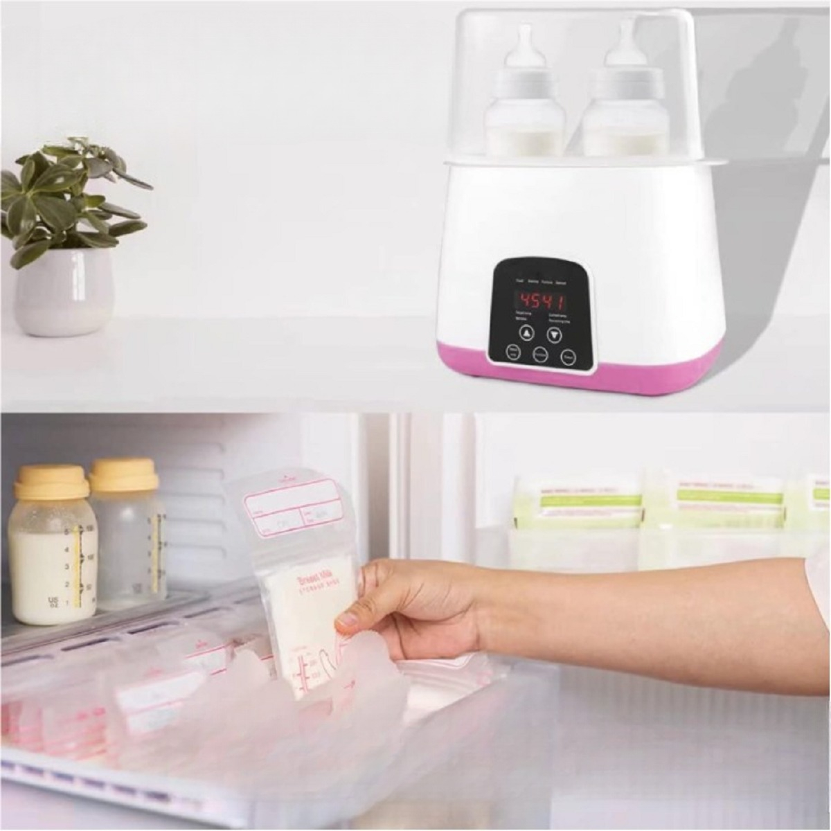 CALIENTA MAMADERA BIBERON ESTERILIZADOR BEBES LAU MULTICOLOR - 6