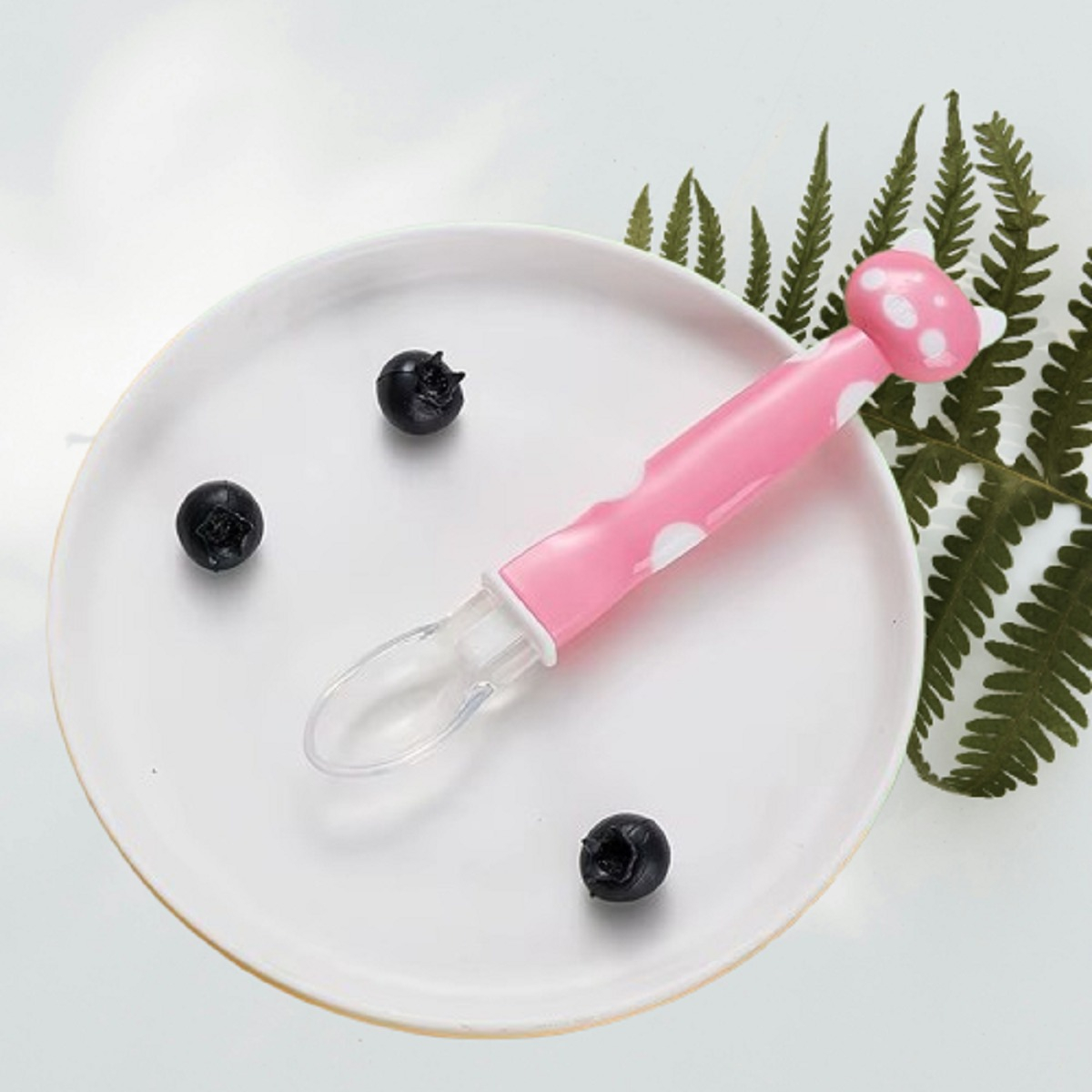 SET 3 CUCHARAS ENTRENAMIENTO BEBES COCINA LAU MULTICOLOR SILICONA - 8