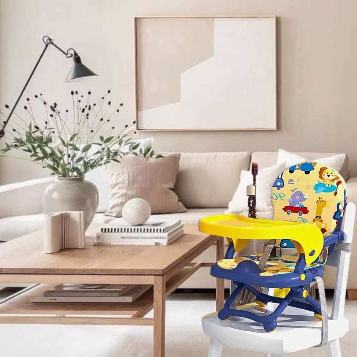 SILLA COMER ALIMENTACION PLEGABLE PORTATIL BEBES LAU - 9