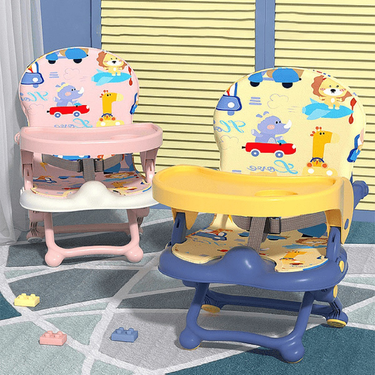 SILLA COMER ALIMENTACION PLEGABLE PORTATIL BEBES LAU - 10