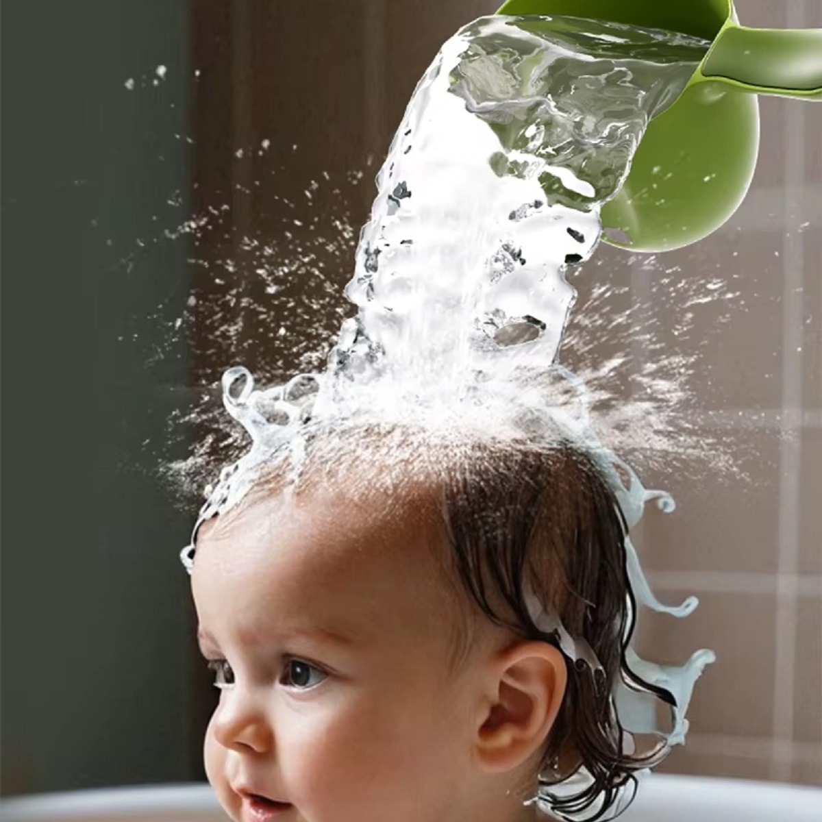 SET 6 JARRO DUCHA BOTELLA BEBE ENJUAGUE BAÑO BEBES NIÑOS LAU - 8
