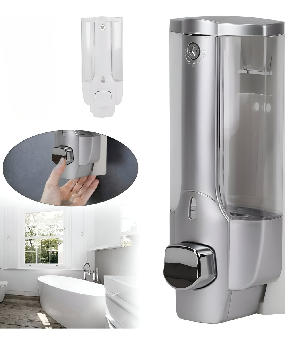 DISPENSADOR JABÓN LÍQUIDO DESPACHADOR LOCIÓN PARED GEL JHN - 6