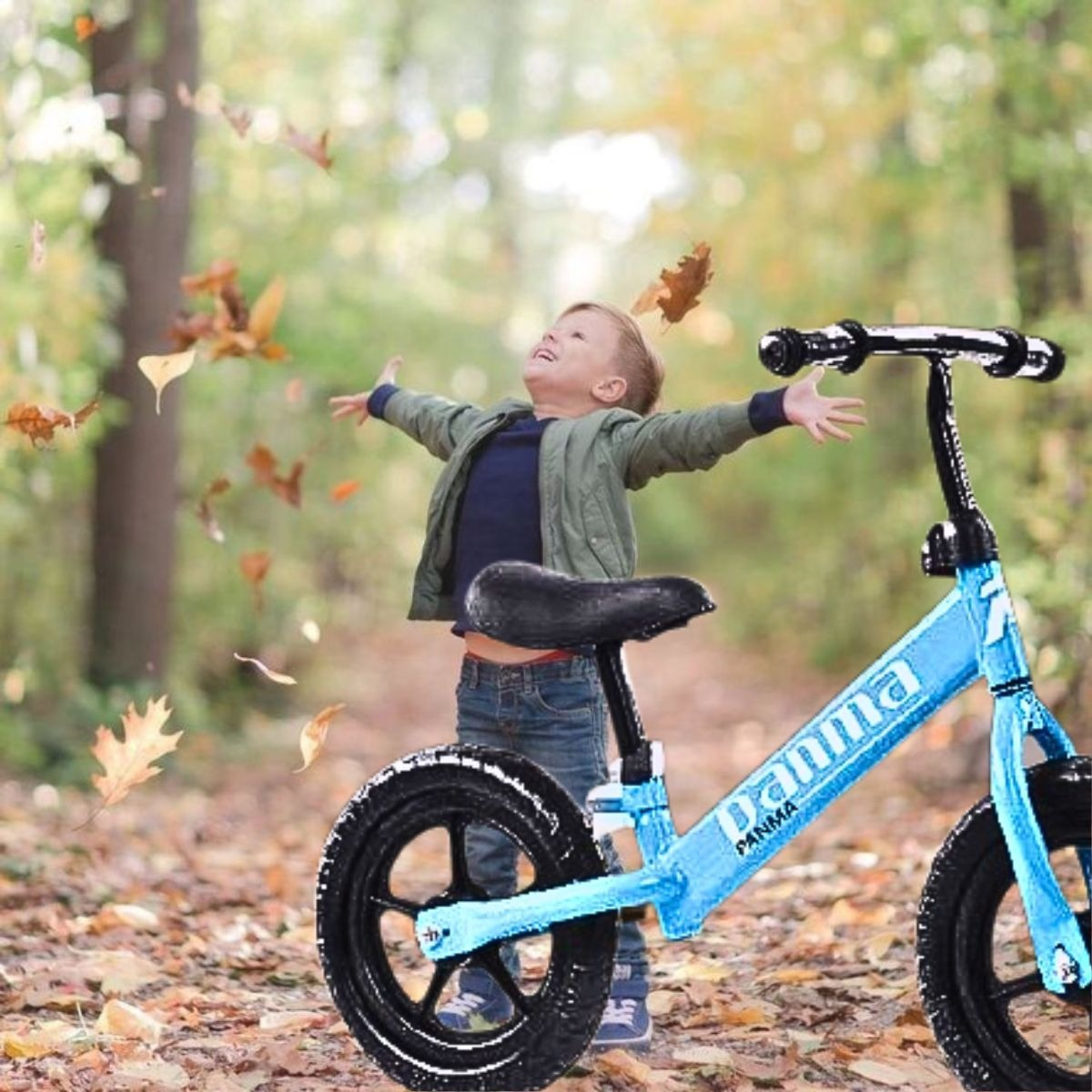 JUGUETE BICICLETA EQUILIBRIO NIÑOS SIN PEDALES APRENDER LAU - 8