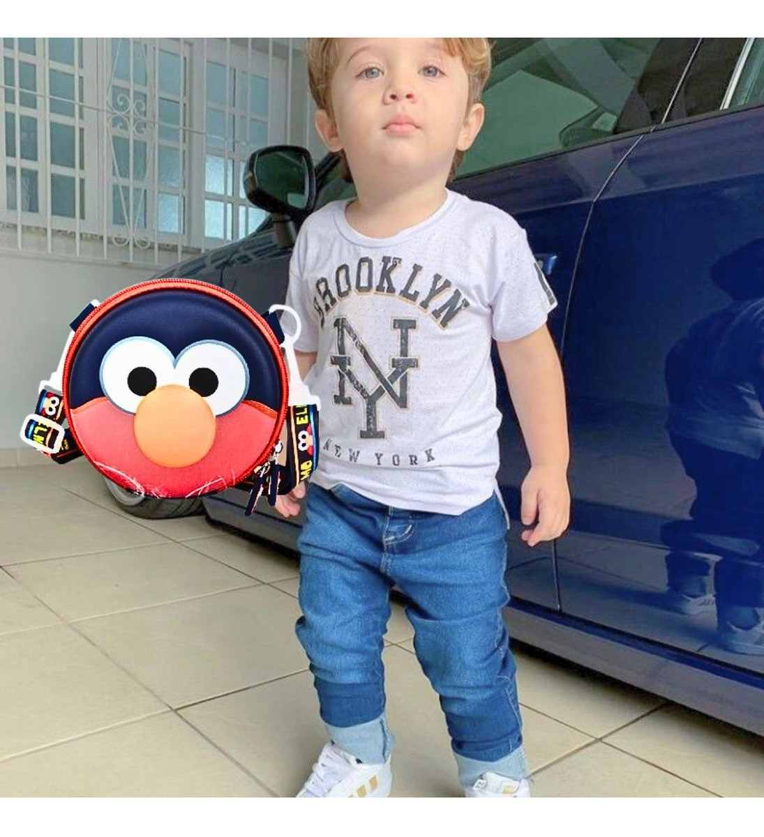 BILLETERA INFANTIL ELMO MODERNO SINTÉTICO PRACTICO NIÑA LAU - 6