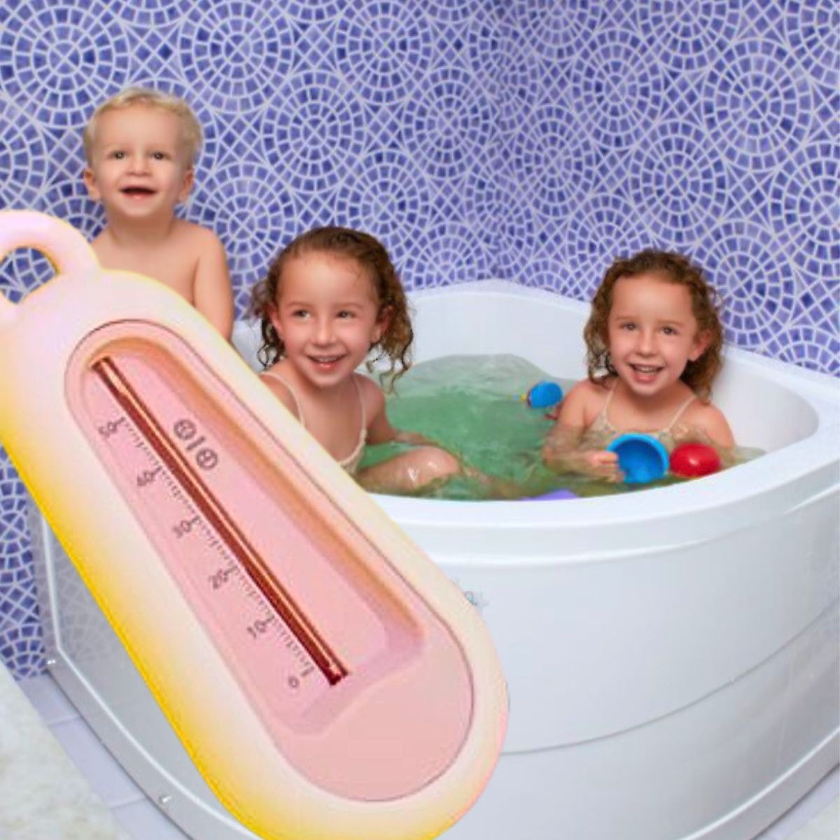 SET 3 TERMOMETRO BAÑO BEBES TEMPERATURA MODERNO LAU - 7