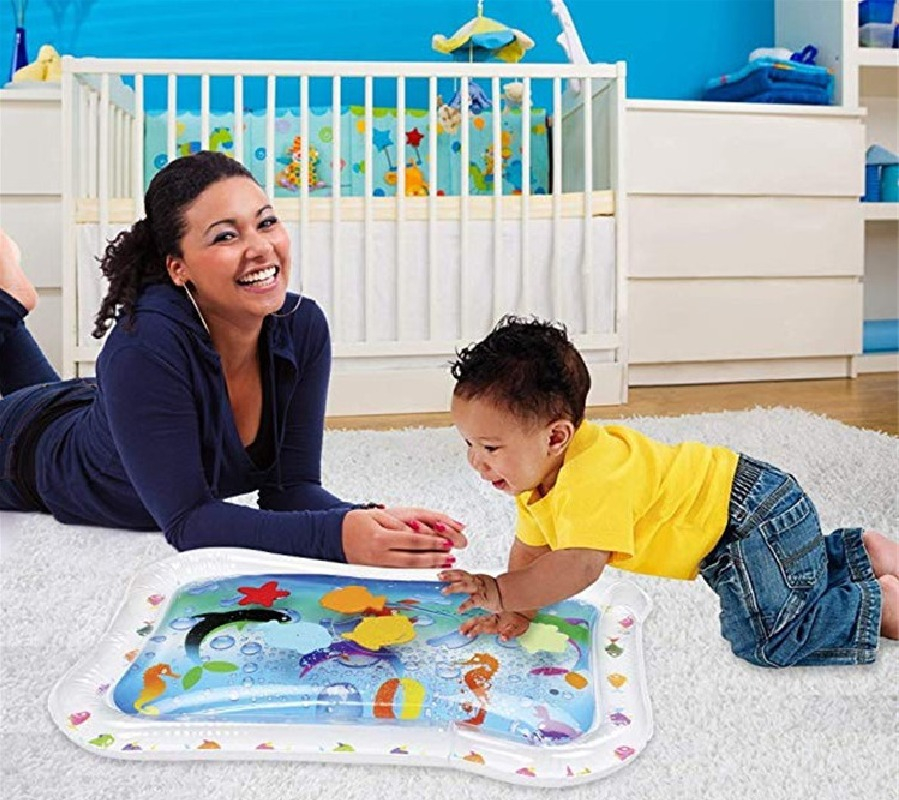 SET 2 TAPETE ALFOMBRA JUEGO INFLABLE BEBE DIVERTIDO LAU - 7