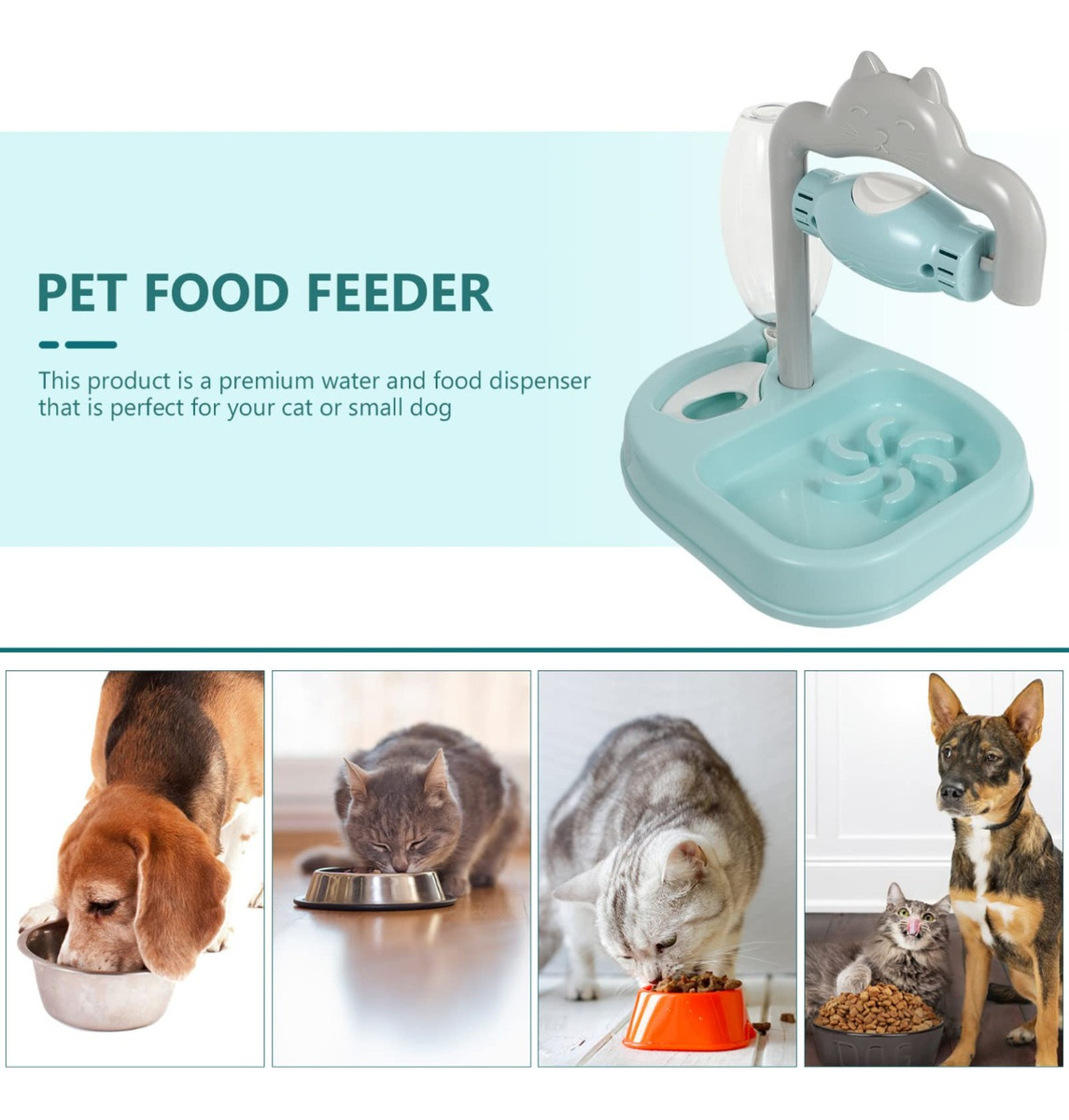 BEBEDERO AGUA GATOS INTERACTIVO ALIMENTOS PERROS RONDON - 8