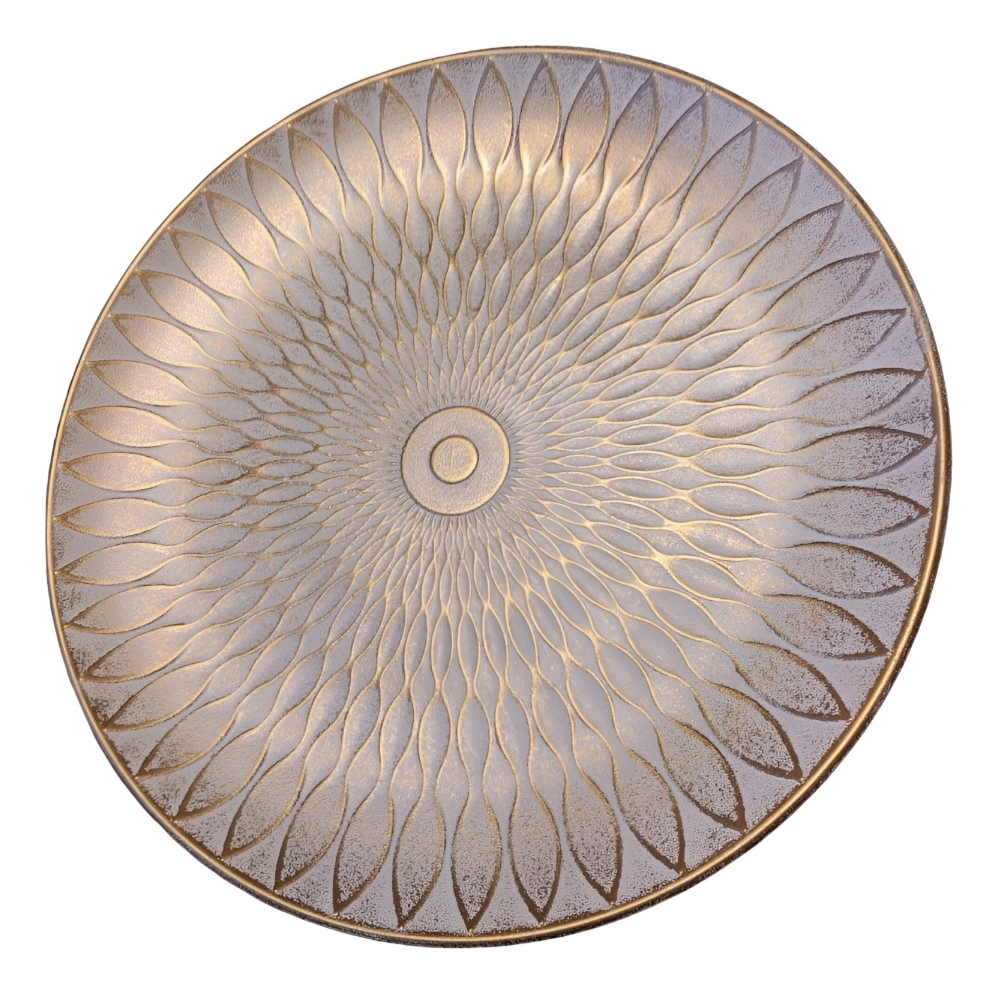 SET 3 MESAS CENTRO NÓRDICA MANDALA DECORATIVA REDONDA JHN - 3