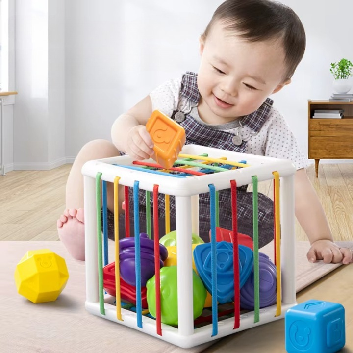 JUGUETE CUBO BLOQUES ROMPECABEZAS GRANDE BEBÉ LAU - 6