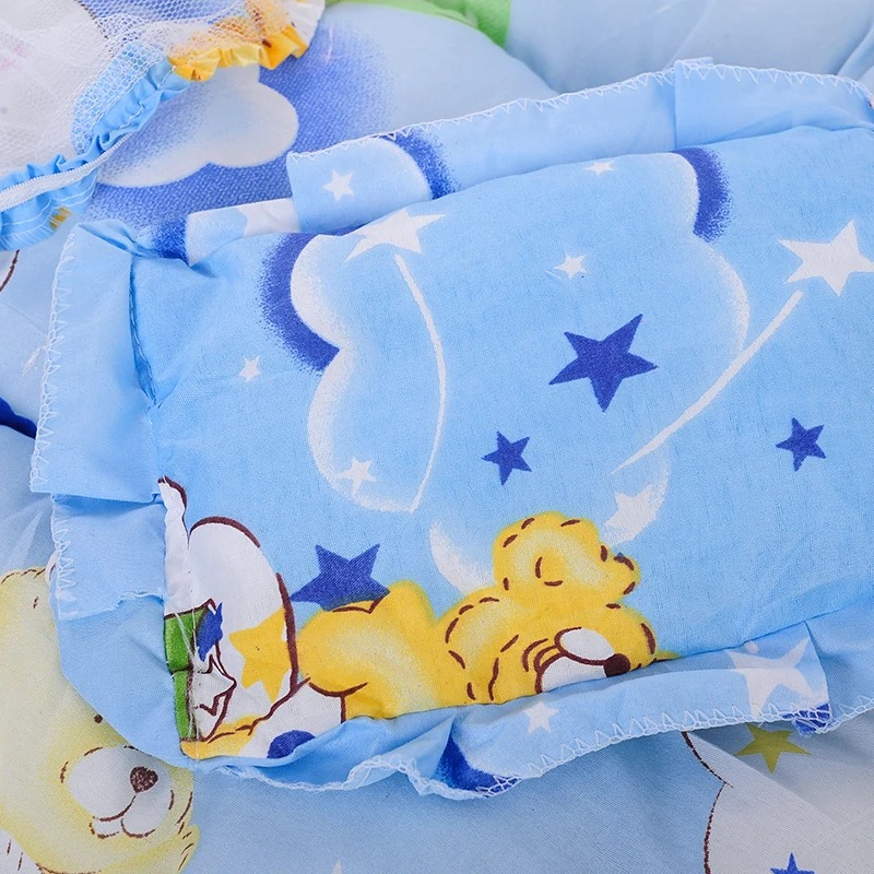 MOSQUITERO CUNA PLEGABLE PORTÁTIL BEBE CORRAL LAU - 10