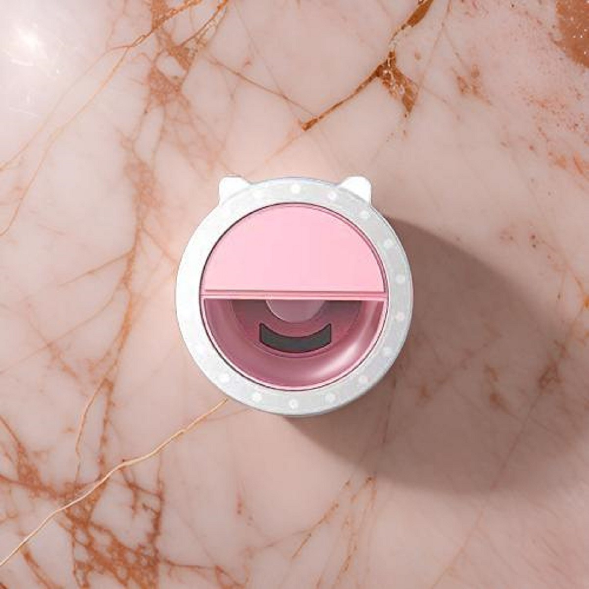 SET 4 ANILLO LUZ LED SELFIE DISEÑO OREJAS PORTÁTIL USB LAU - 9