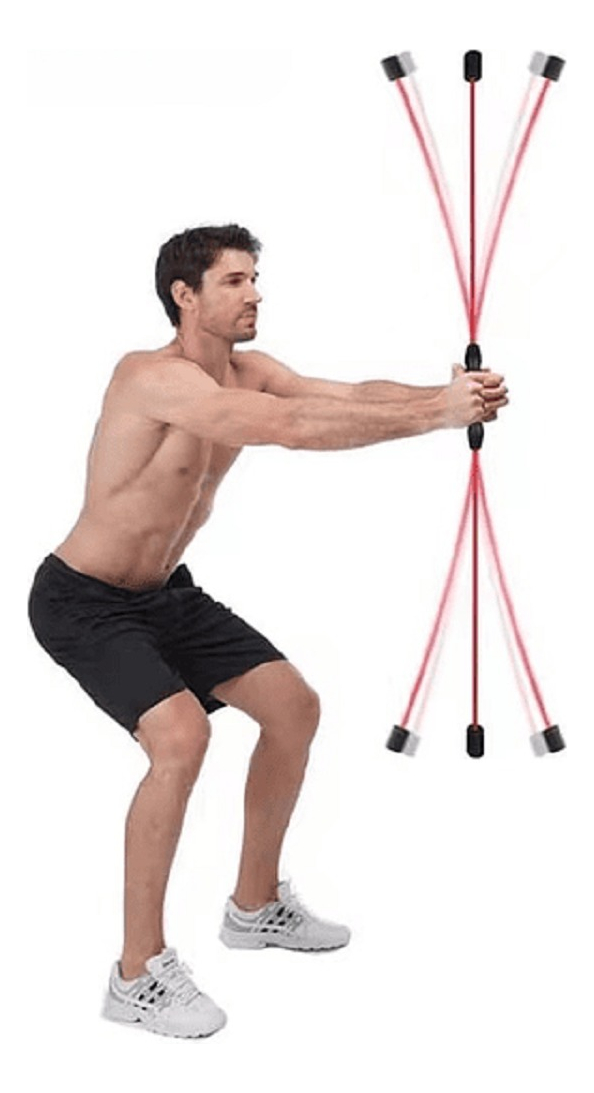 BARRA ELÁSTICA FITNESS ENTRENAMIENTO VIBRACIÓN ALTA LAU - 3
