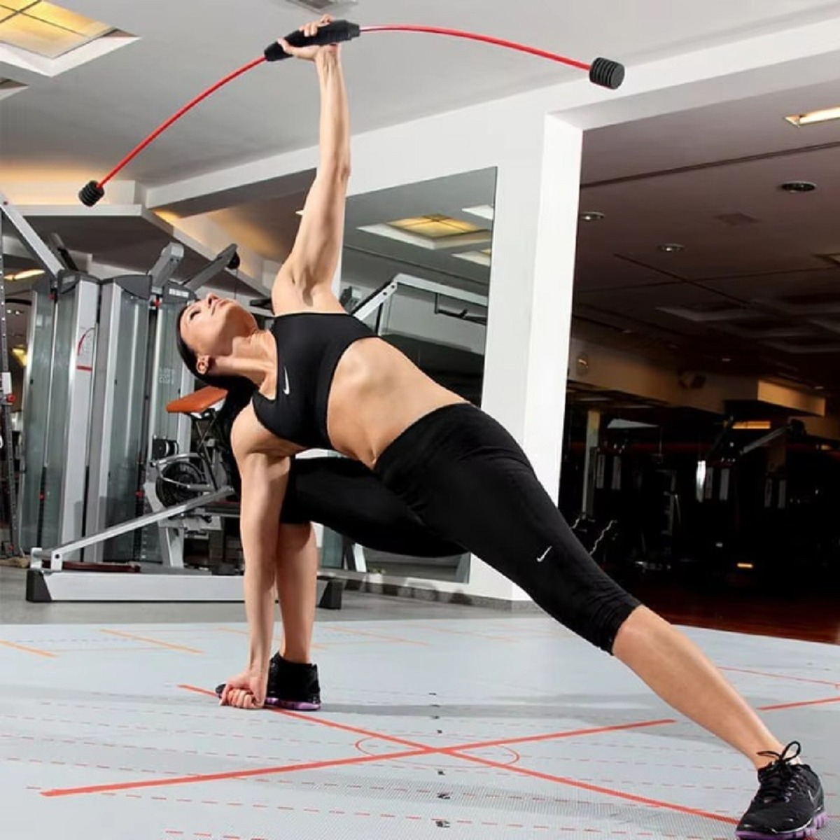 BARRA ELÁSTICA FITNESS ENTRENAMIENTO VIBRACIÓN ALTA LAU - 9