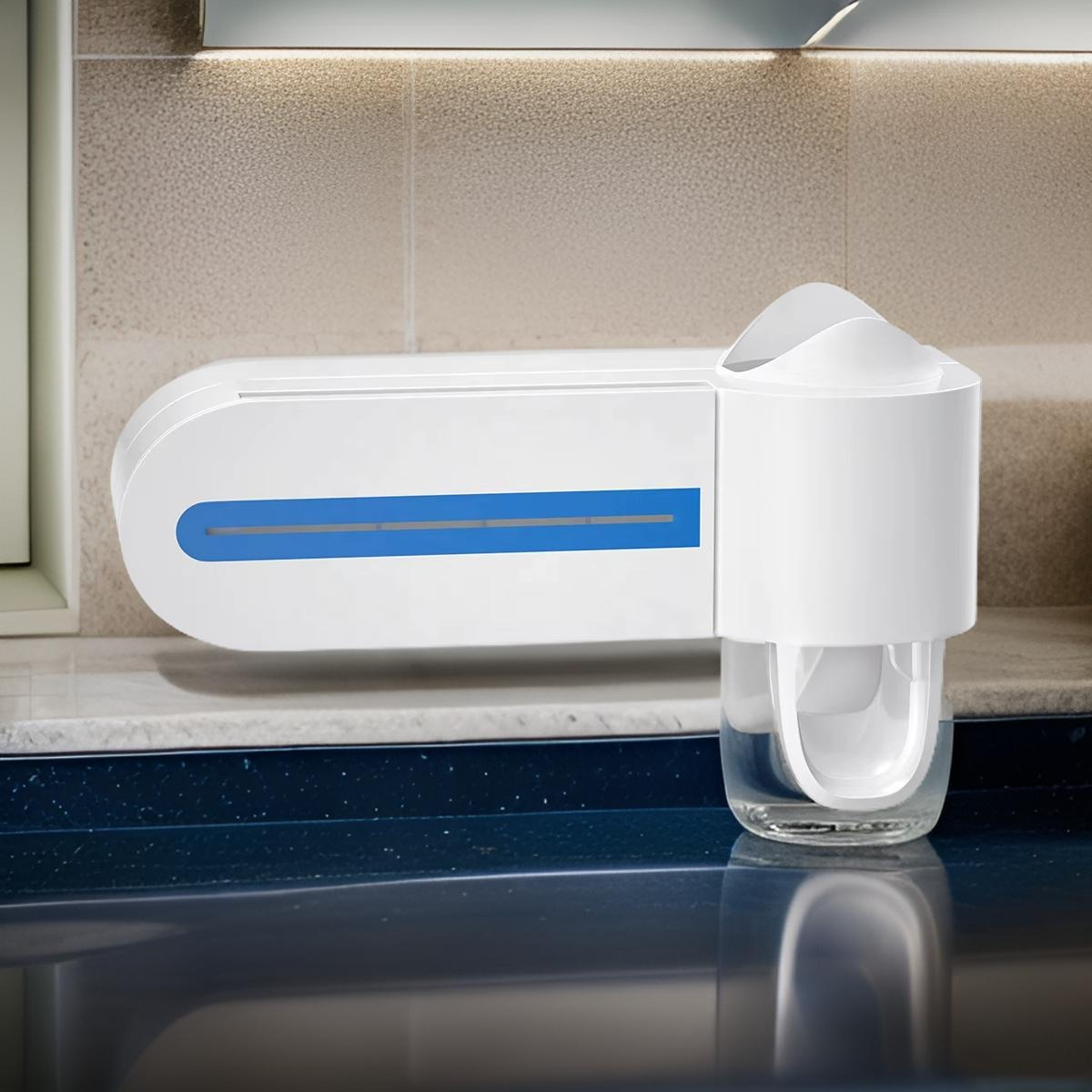 ESTERILIZADOR UV DISPENSADOR AUTOMATICO PASTA DIENTE LAU - 5
