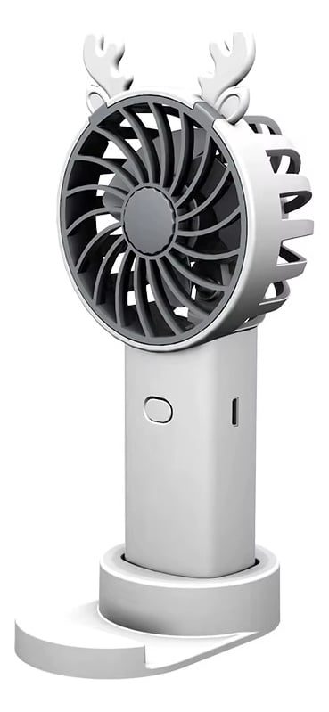SET 2 MINI VENTILADOR PORTÁTIL RECARGABLE VIAJE HOGAR LAU - 1