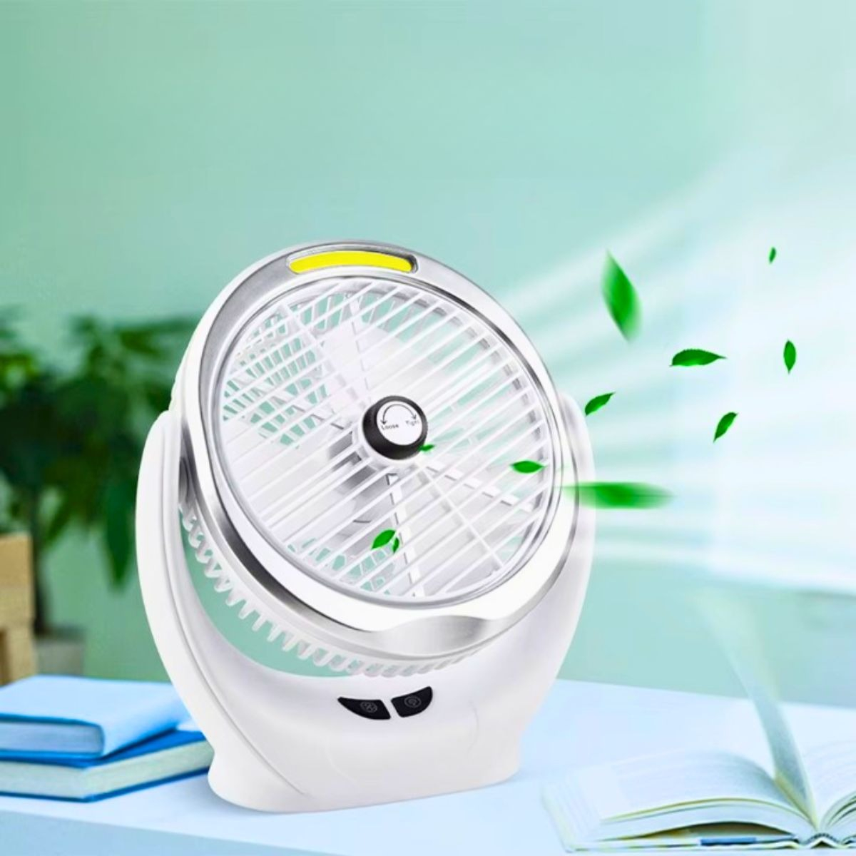 VENTILADOR ESCRITORIO PORTÁTIL USB 360° HOGAR VIAJE LAU - 7