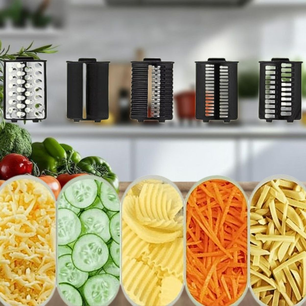 PROCESADOR ALIMENTOS MULTIFUNCIÓN 10EN1 TRITURADOR LAU - 6