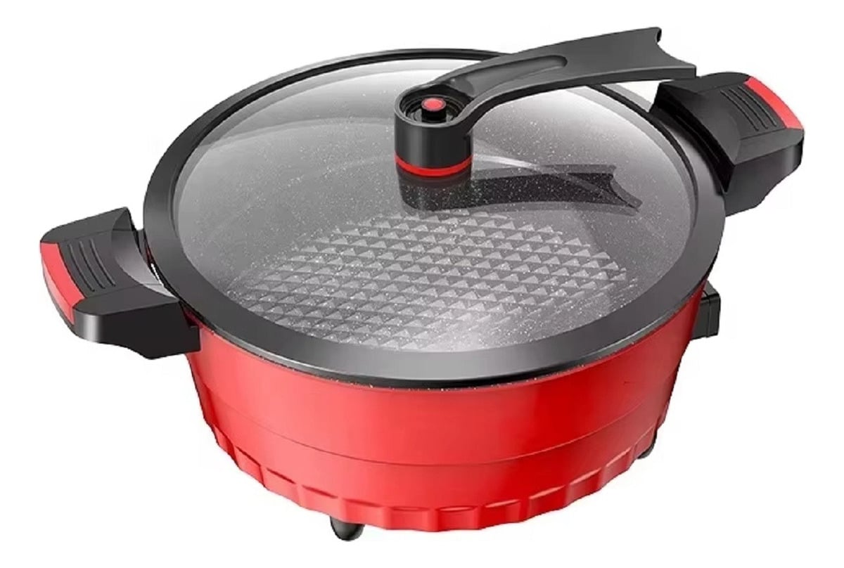 OLLA CALEFACCIÓN MULTIFUNCIONAL 8L 1350W VERSATIL COCINA LAU - 1