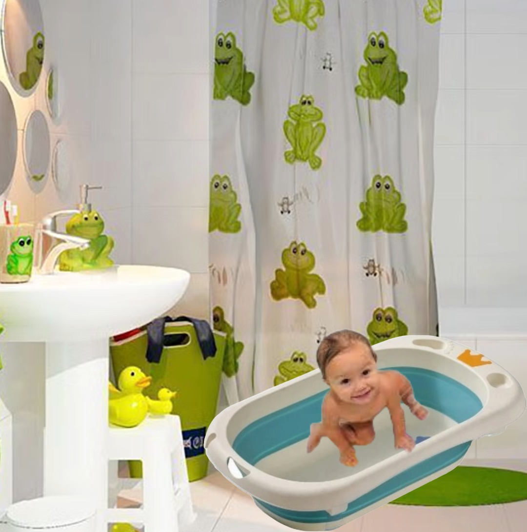 BAÑERA PLEGABLE PORTATIL CONTROL TEMPERATURA BEBES LAU - 8