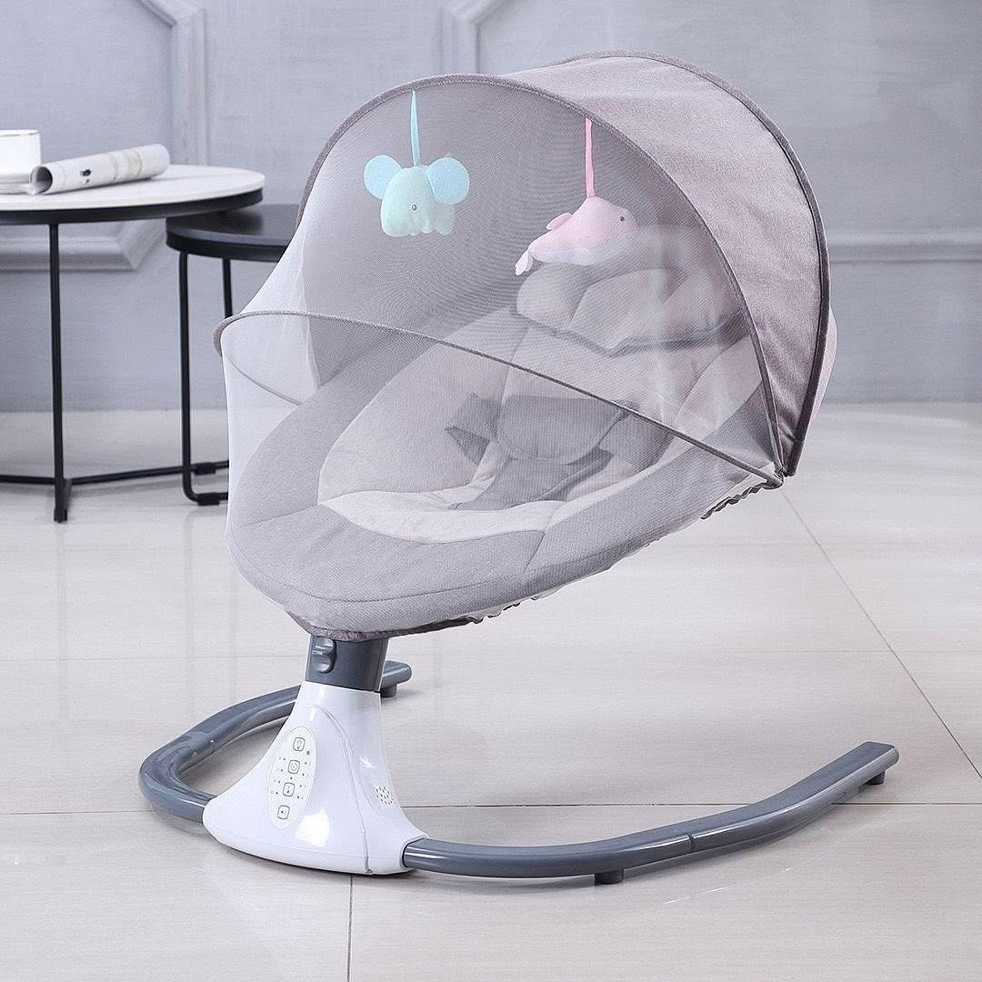 SILLA MECEDORA TIPO CUNA COLUMPIO PORTATIL BEBE LAU - 9