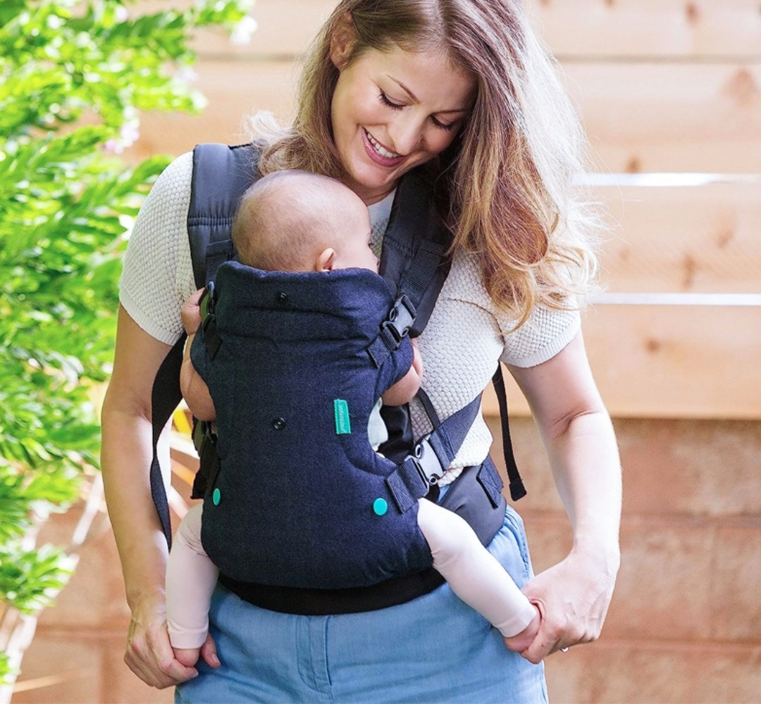 PORTABEBE CANGURERA CARGADOR ERGONOMICO INFANTIL BEBE LAU - 2