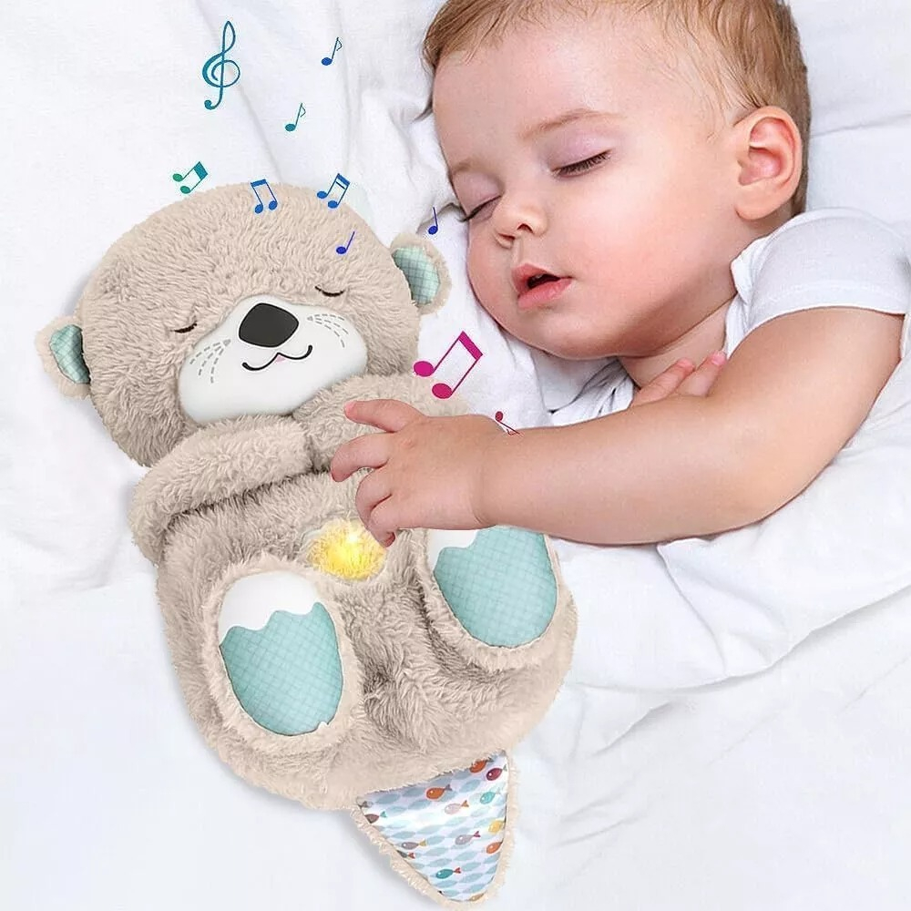 PELUCHE NUTRIA JUGUETE ANIMAL RESPIRA BEBES DORMIR LAU - 7