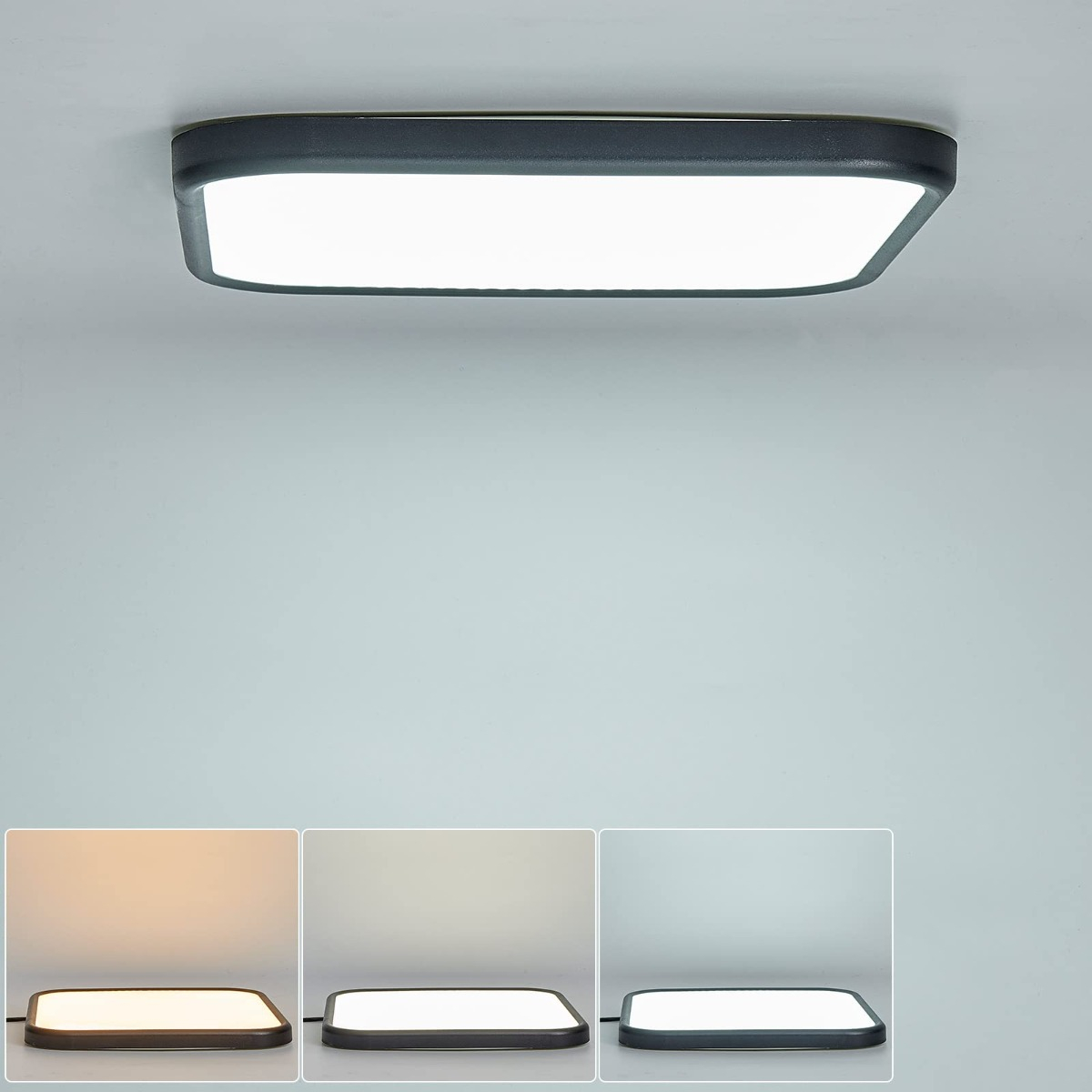 LÁMPARA TECHO EMPOTRADO 26W CUADRADA LED MODERNA LAU - 3