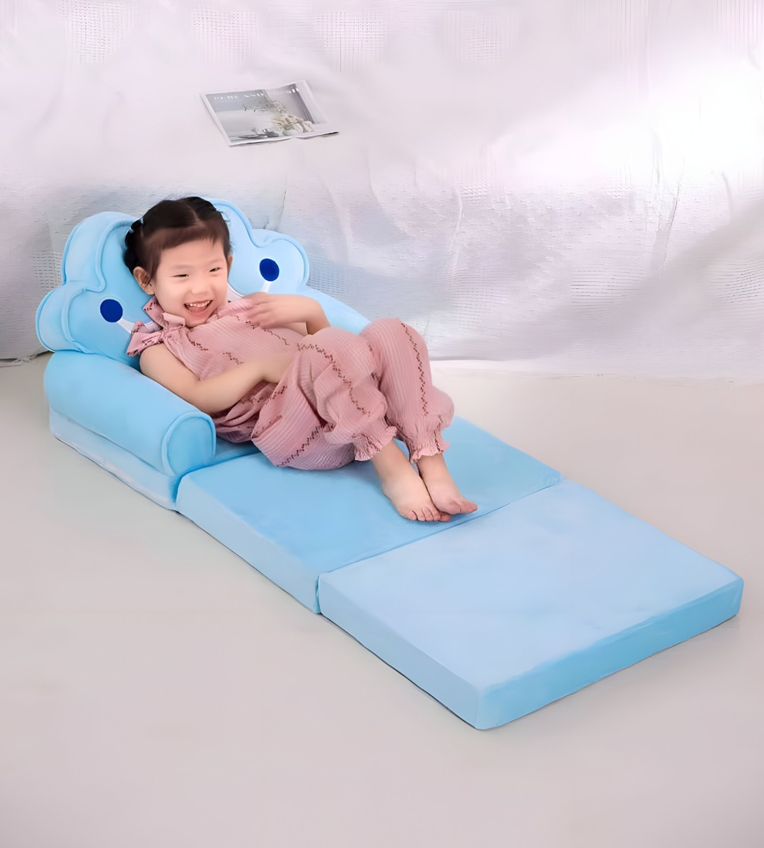 SOFÁ CAMA TRIPLE PLEGABLE NIÑOS SILLA REPOSABRAZOS JHN - 7