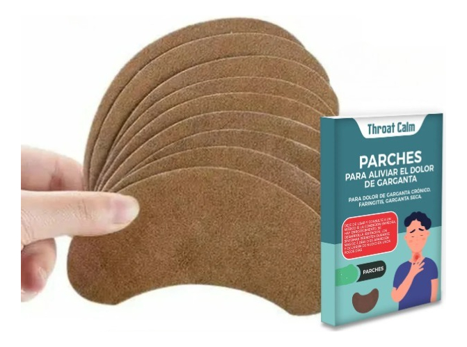 PARCHES ALIVIO INSTANTÁNEO TOS DOLOR GARGANTA 7 PACK JHN - 3
