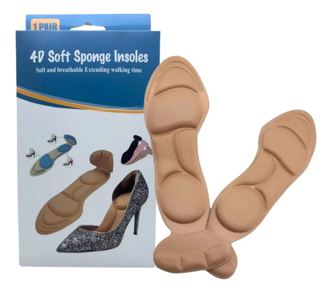 PLANTILLA PROTECTORA TALÓN SUAVE ANTIDESLIZANTE 4 PACK JHN - 3