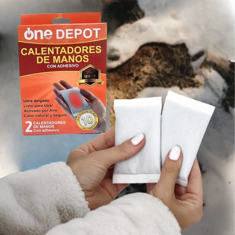 PARCHES CALENTADORES MANOS CALOR INSTANTÁNEO 9 PACK JHN - 4