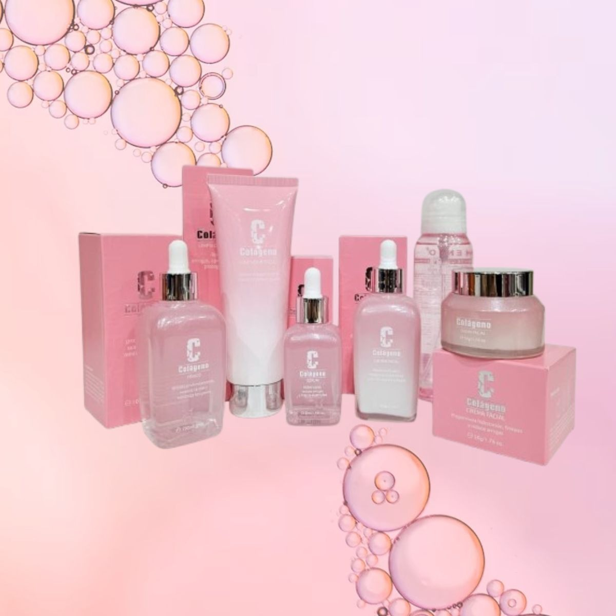 KIT FACIAL COMPLETO COLAGENO HIDRATACION REPARACION LAU - 7