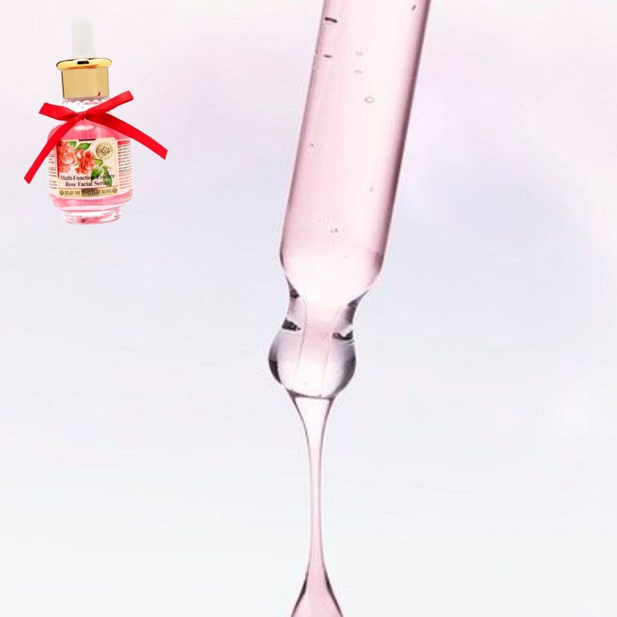SET 5 SERUM FACIAL PETALOS ROSAS HIDRATANTE ANTI-AGE LAU - 8
