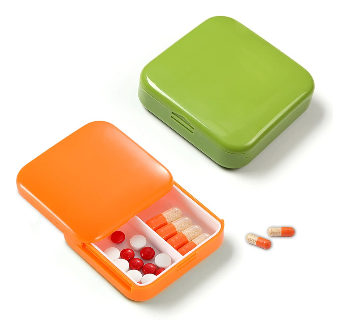 SET 5 PASTILLEROS MINI MEDICINA TABLETAS COMPRIMIDOS LAU - 2