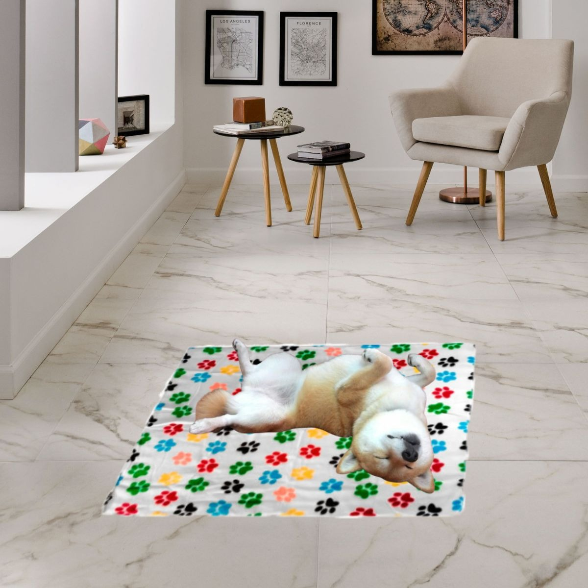 SET 3 MANTAS POLAR PARA MASCOTAS 100X70CM SUAVE ABRIGO LAU - 5